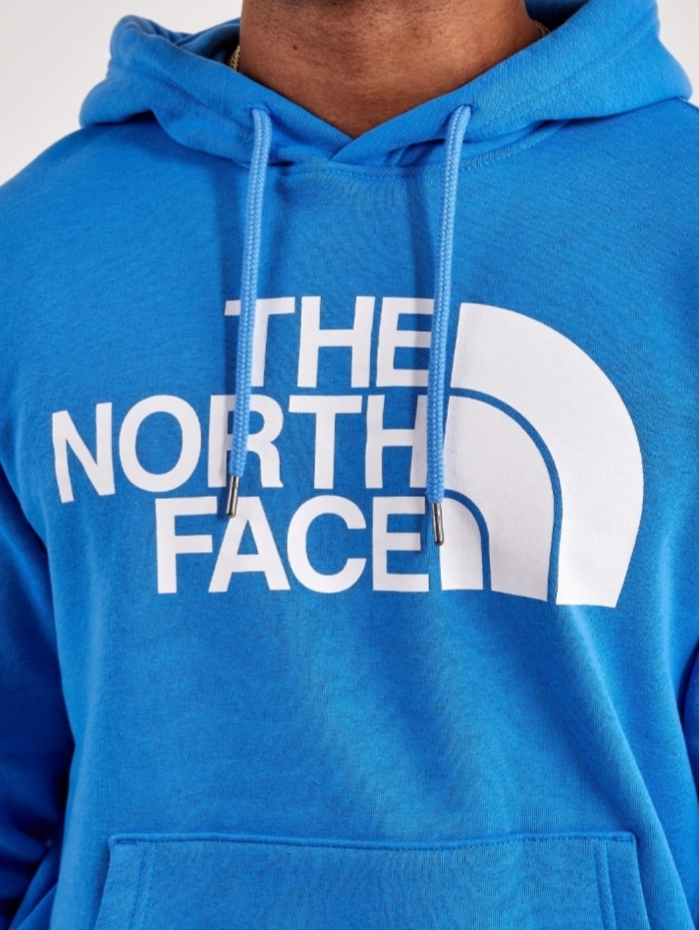 The North Face Men's Royal Blue Logo Hoodie ~ Size Medium